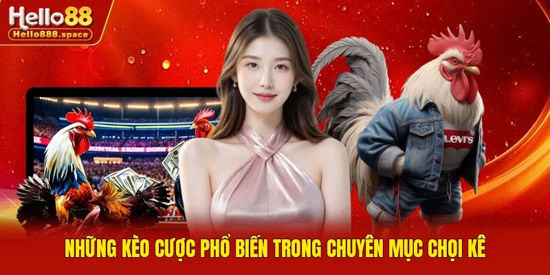Những kèo cược phổ biến trong chuyên mục chọi kê