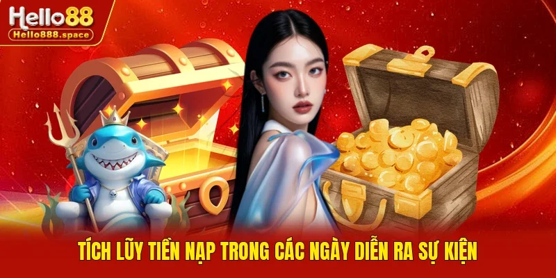 Tích lũy tiền nạp trong các ngày diễn ra sự kiện